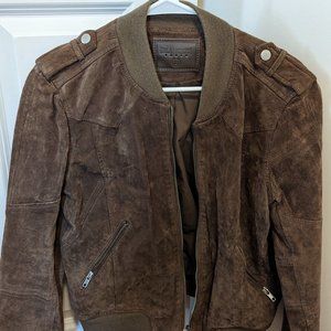 Blank NYC Suede Bomber